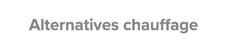 Alternatives chauffage